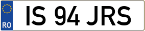 Truck License Plate